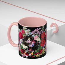 Load image into Gallery viewer, New! Flower Covered Cross - Accent Coffee Mug (11, 15oz)