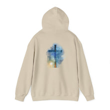 Load image into Gallery viewer, Back Design of Revelation Cross - Unisex Heavy Blend™ Hooded Sweatshirt