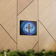 Load image into Gallery viewer, NEW! Lightning & Clouds Cross - Canvas Wall Art