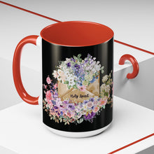 Load image into Gallery viewer, A Letter of Flowers - Accent Coffee Mug (11, 15oz)
