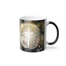 Load image into Gallery viewer, New! White Dove Cross - Color Morphing Mug, 11oz