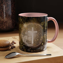 Load image into Gallery viewer, New! White Dove Cross - Accent Coffee Mug (11, 15oz)