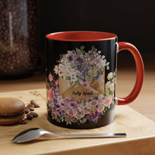 Load image into Gallery viewer, A Letter of Flowers - Accent Coffee Mug (11, 15oz)