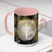 Load image into Gallery viewer, New! White Dove Cross - Accent Coffee Mug (11, 15oz)