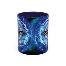 Load image into Gallery viewer, New! Lightning & Clouds Cross - Accent Coffee Mug (11, 15oz)