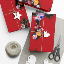 Load image into Gallery viewer, Flower Covered Cross - Gift Wrap Papers