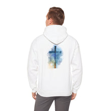 Load image into Gallery viewer, Back Design of Revelation Cross - Unisex Heavy Blend™ Hooded Sweatshirt