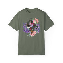 Load image into Gallery viewer, NEW! Flower Covered Cross - Unisex Garment-Dyed T-shirt