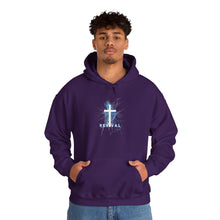 Load image into Gallery viewer, REVIVAL Cross - Unisex Heavy Blend™ Hooded Sweatshirt