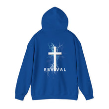 Load image into Gallery viewer, REVIVAL Cross - Unisex Heavy Blend™ Hooded Sweatshirt