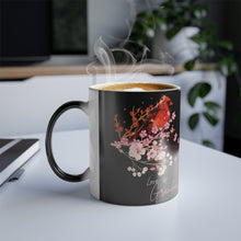 Load image into Gallery viewer, Red Cardinal & Flowers for Grandma - Color Morphing Mug, 11oz