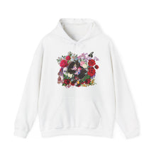 Load image into Gallery viewer, New! Flower Covered Cross - Unisex Heavy Blend™ Hooded Sweatshirt