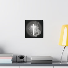 Load image into Gallery viewer, White Dove Cross - Canvas Wall Art