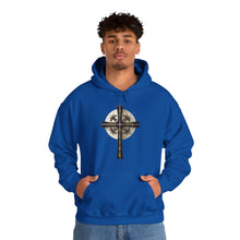Load image into Gallery viewer, Golden & Black Cross - Unisex Heavy Blend™ Hooded Sweatshirt