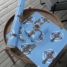 Load image into Gallery viewer, Lightning & Clouds Cross - Gift Wrap Papers