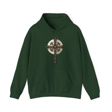 Load image into Gallery viewer, Golden & Black Cross - Unisex Heavy Blend™ Hooded Sweatshirt