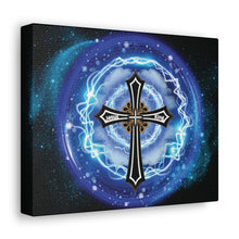 Load image into Gallery viewer, NEW! Lightning & Clouds Cross - Canvas Wall Art