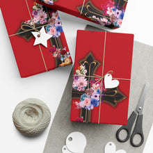 Load image into Gallery viewer, Flower Covered Cross - Gift Wrap Papers