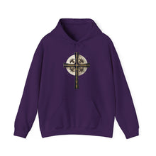 Load image into Gallery viewer, Golden & Black Cross - Unisex Heavy Blend™ Hooded Sweatshirt