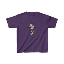 Load image into Gallery viewer, Flower Covered Cross - Kids Heavy Cotton™ Tee