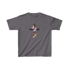 Load image into Gallery viewer, Flower Covered Cross - Kids Heavy Cotton™ Tee