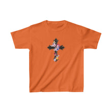 Load image into Gallery viewer, Flower Covered Cross - Kids Heavy Cotton™ Tee