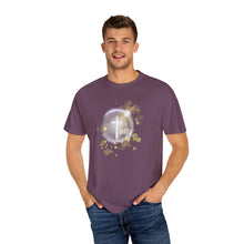 Load image into Gallery viewer, NEW! White Dove Cross - Unisex Garment-Dyed T-shirt