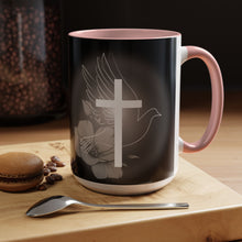 Load image into Gallery viewer, White Dove Cross - Accent Mug (11, 15oz)