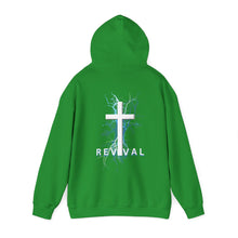 Load image into Gallery viewer, REVIVAL Cross - Unisex Heavy Blend™ Hooded Sweatshirt