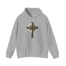 Load image into Gallery viewer, Golden & Black Cross - Unisex Heavy Blend™ Hooded Sweatshirt