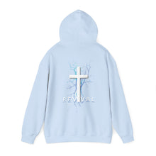 Load image into Gallery viewer, REVIVAL Cross - Unisex Heavy Blend™ Hooded Sweatshirt