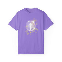 Load image into Gallery viewer, NEW! White Dove Cross - Unisex Garment-Dyed T-shirt