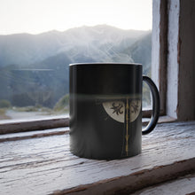 Load image into Gallery viewer, Golden & Black "Jesus is King" Cross - Color Morphing Mug, 11oz