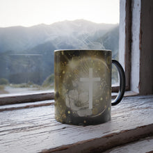 Load image into Gallery viewer, New! White Dove Cross - Color Morphing Mug, 11oz