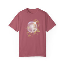 Load image into Gallery viewer, NEW! White Dove Cross - Unisex Garment-Dyed T-shirt