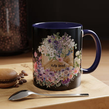 Load image into Gallery viewer, A Letter of Flowers - Accent Coffee Mug (11, 15oz)