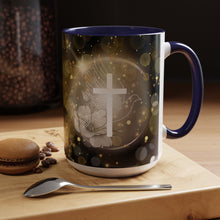 Load image into Gallery viewer, New! White Dove Cross - Accent Coffee Mug (11, 15oz)