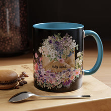 Load image into Gallery viewer, A Letter of Flowers - Accent Coffee Mug (11, 15oz)