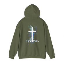 Load image into Gallery viewer, REVIVAL Cross - Unisex Heavy Blend™ Hooded Sweatshirt