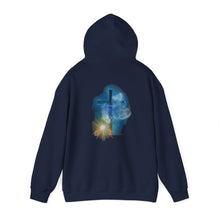 Load image into Gallery viewer, Back Design of Revelation Cross - Unisex Heavy Blend™ Hooded Sweatshirt