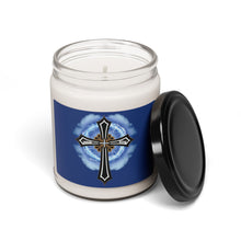 Load image into Gallery viewer, Lightning & Clouds Cross - Scented Soy Candle, 9oz