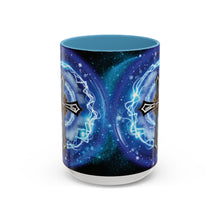 Load image into Gallery viewer, New! Lightning & Clouds Cross - Accent Coffee Mug (11, 15oz)