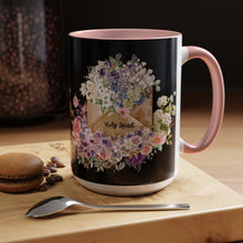 Load image into Gallery viewer, A Letter of Flowers - Accent Coffee Mug (11, 15oz)