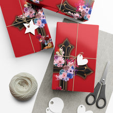 Load image into Gallery viewer, Flower Covered Cross - Gift Wrap Papers