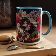 Load image into Gallery viewer, New! Flower Covered Cross - Accent Coffee Mug (11, 15oz)