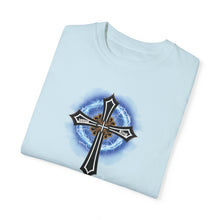 Load image into Gallery viewer, Lightning & Clouds Cross - Unisex Garment-Dyed T-shirt