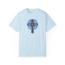 Load image into Gallery viewer, Lightning & Clouds Cross - Unisex Garment-Dyed T-shirt