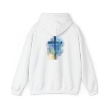 Load image into Gallery viewer, Back Design of Revelation Cross - Unisex Heavy Blend™ Hooded Sweatshirt
