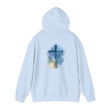 Load image into Gallery viewer, Back Design of Revelation Cross - Unisex Heavy Blend™ Hooded Sweatshirt