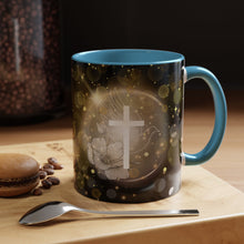 Load image into Gallery viewer, New! White Dove Cross - Accent Coffee Mug (11, 15oz)